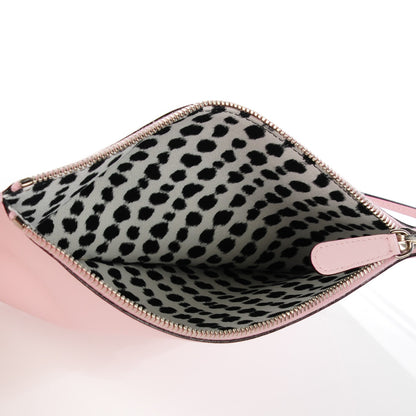 Christian Dior Calfskin Medium Spotted Diorissimo Bag Pink Black 8 of 8