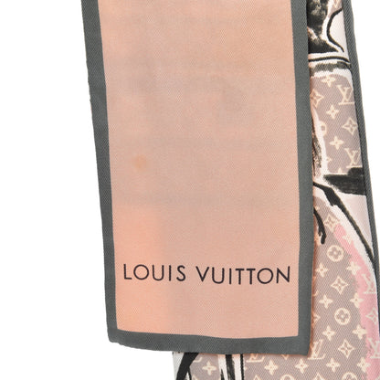Louis Vuitton Silk Monogram Trunks Bandeau Rose Poudre 4 of 4