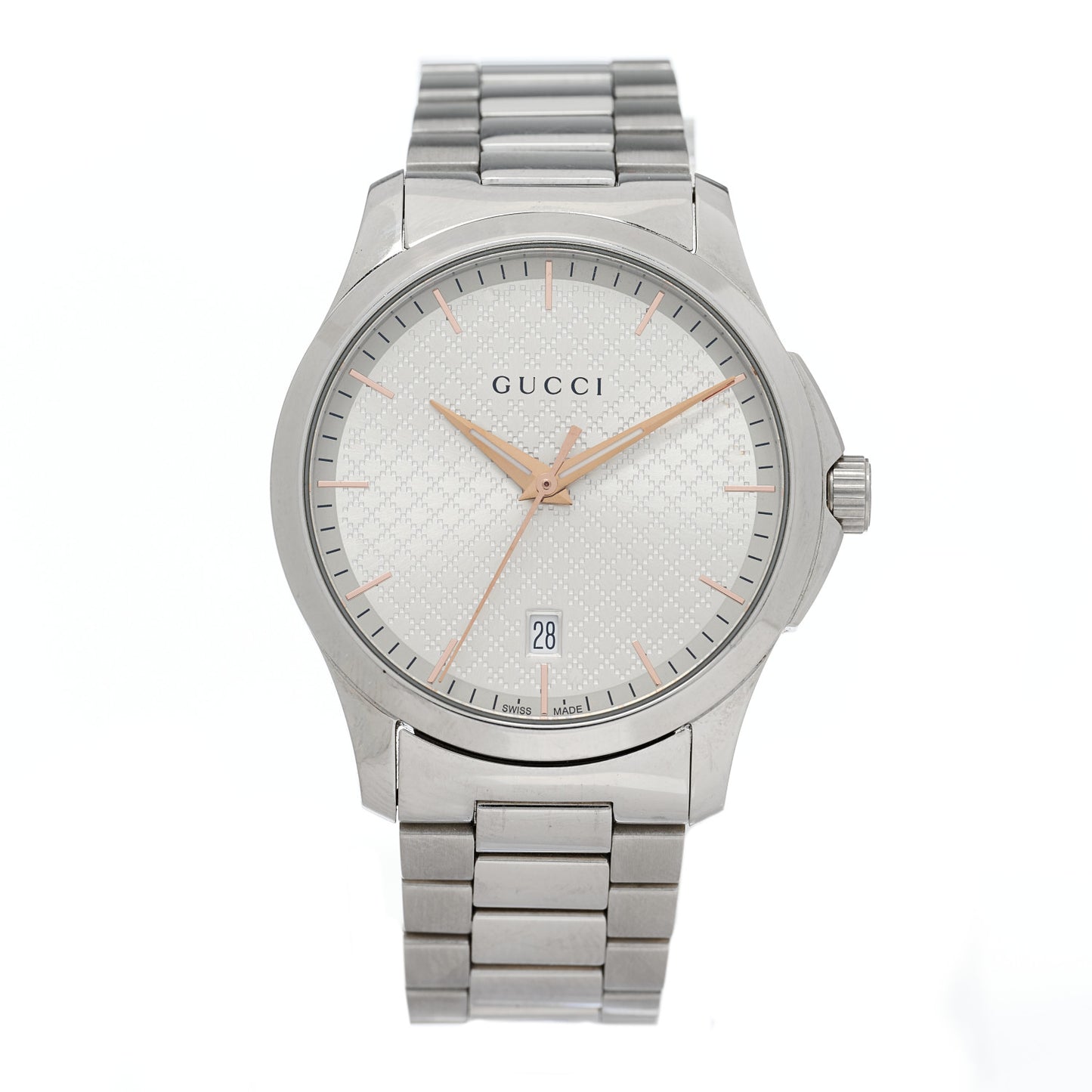 Stainless Steel 38mm G-Timeless Diamante Quartz Watch