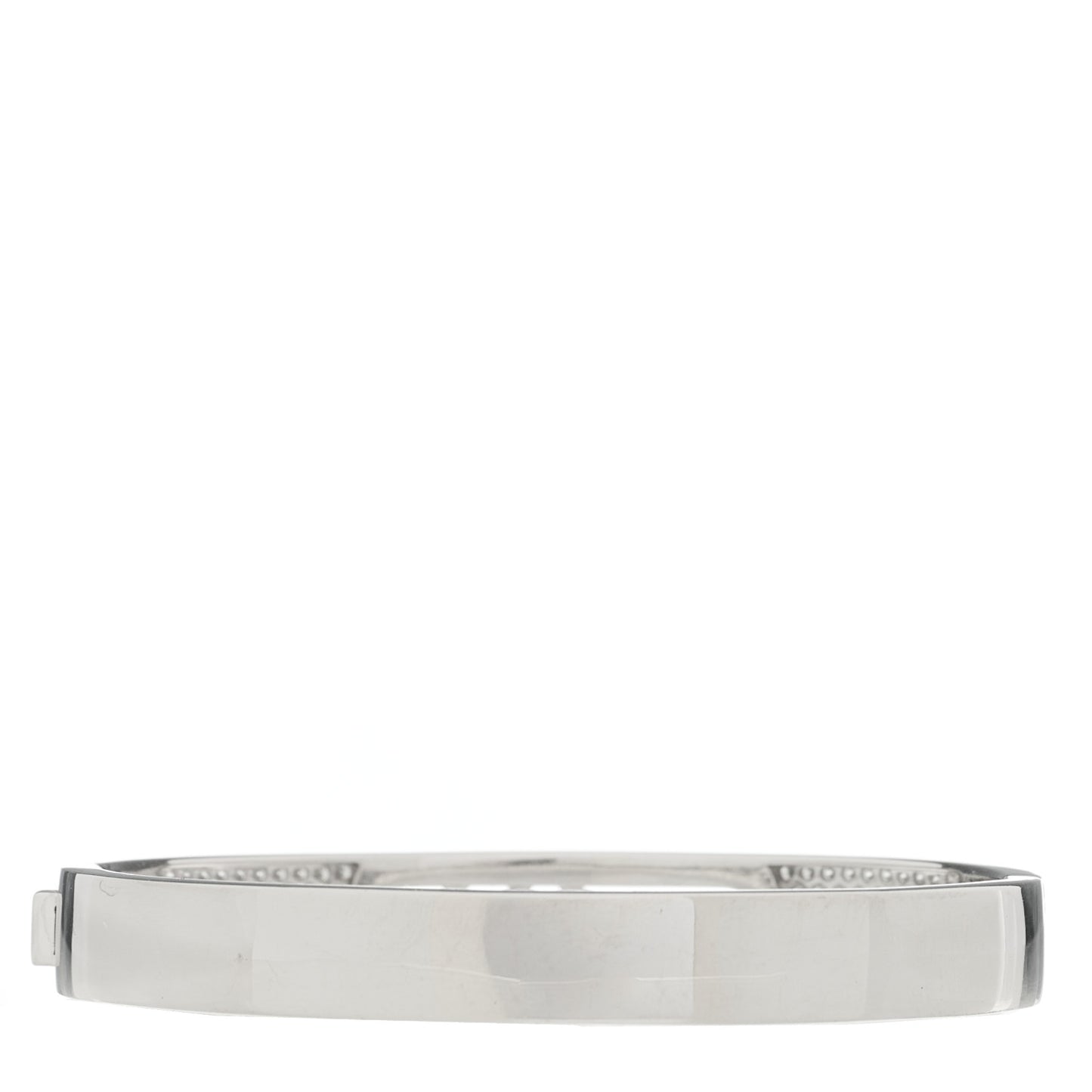 18K White Gold Diamond Move Joaillerie Pave Bangle Bracelet