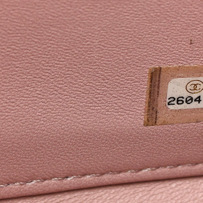 Chanel Iridescent Calfskin Quilted Small Straight Lined Flap Black 7 of 15