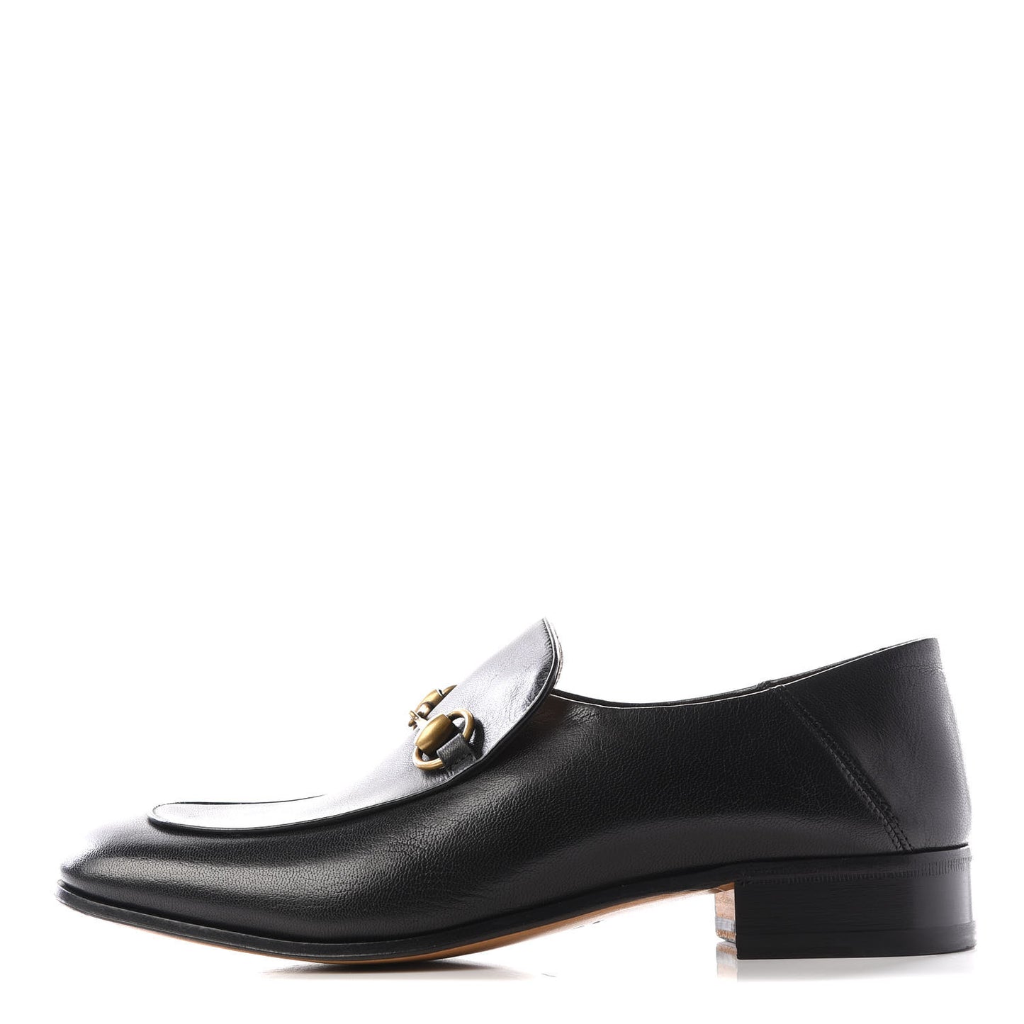 Goatskin Mens Horsebit Loafers 8.5 Black