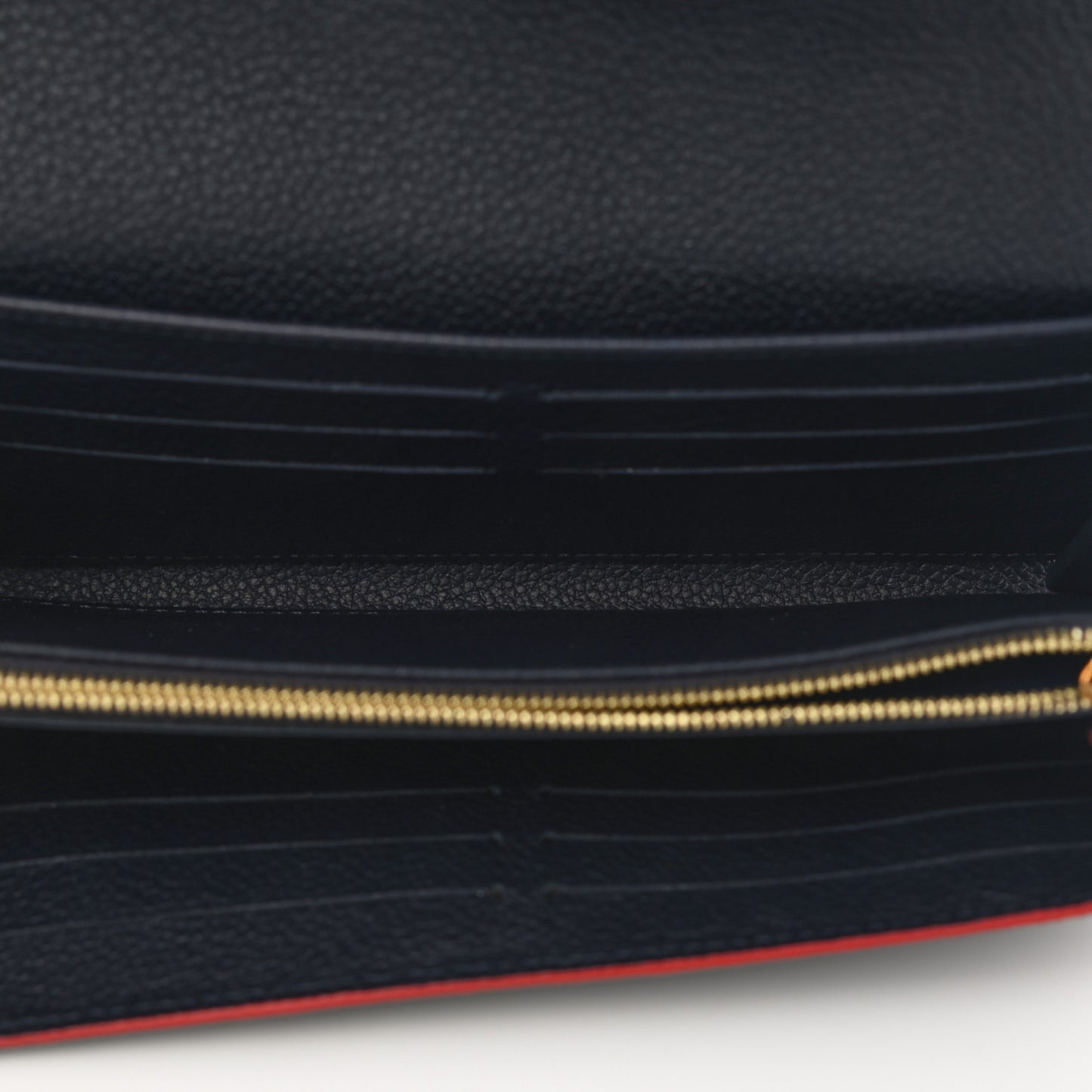 Empreinte Sarah Wallet NM Marine Rouge