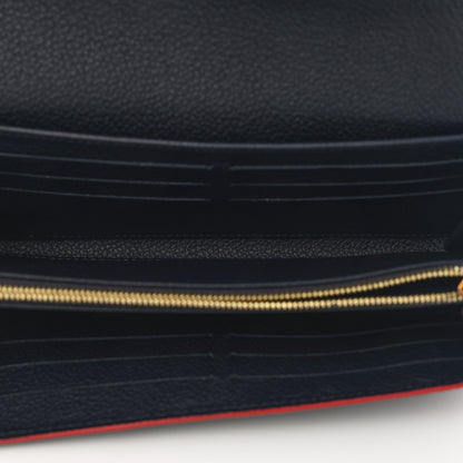 Louis Vuitton Empreinte Sarah Wallet NM Marine Rouge 5 of 7