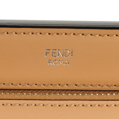 Fendi Vitello Baltico Dolce DotCom Satchel Cuoio Mirto 6 of 8