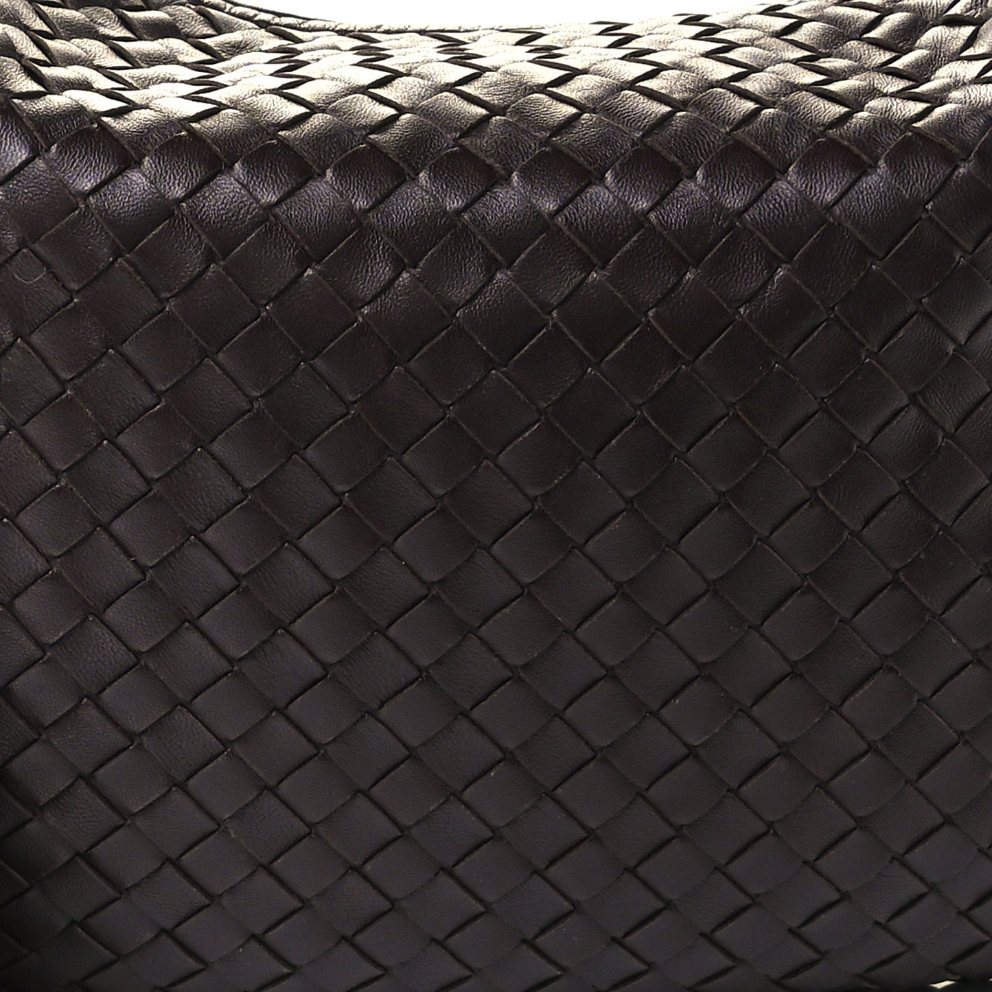 Nappa Intrecciato Medium Veneta Hobo Ebano