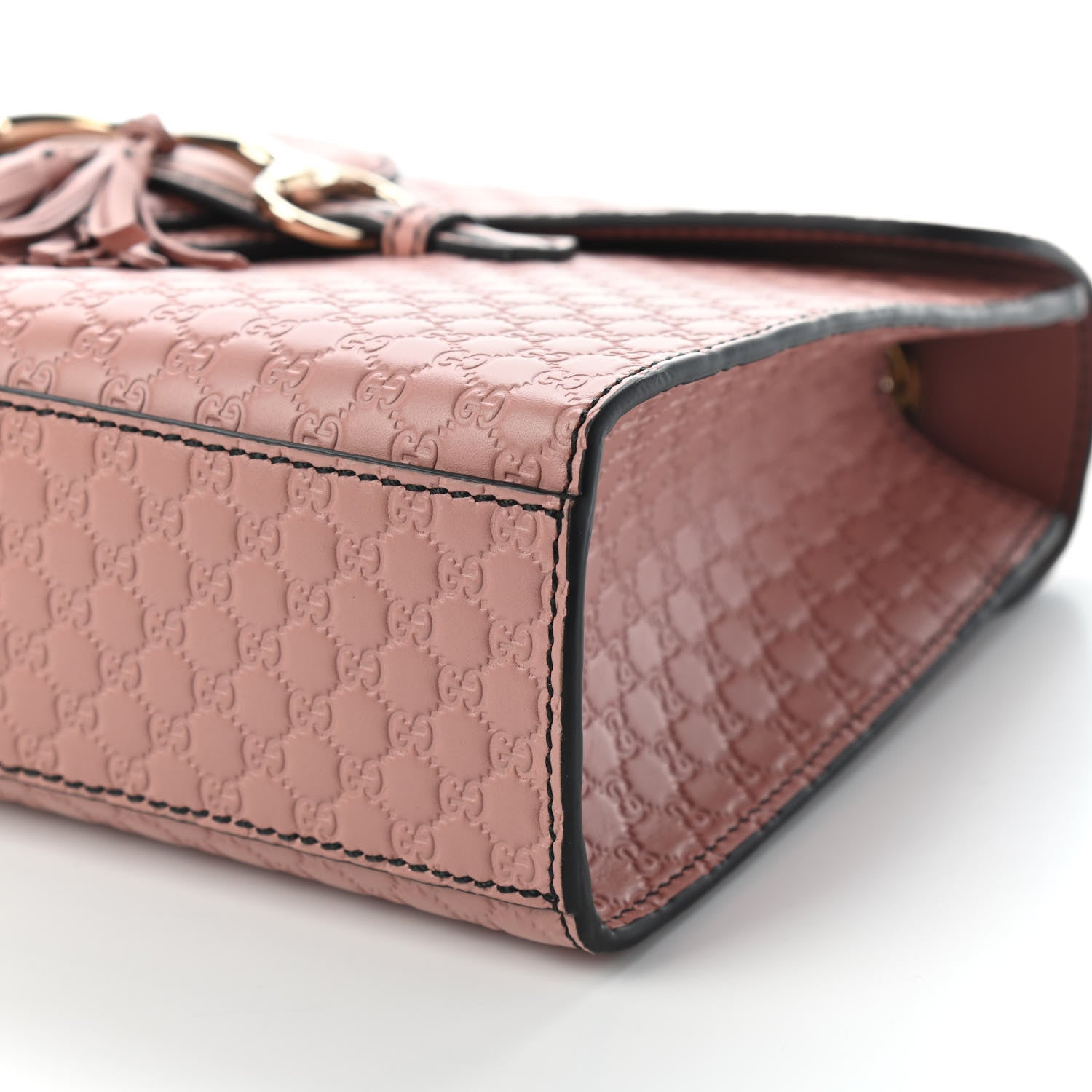 Gucci Microguccissima Medium Emily Chain Shoulder Bag Soft Pink 10 of 10