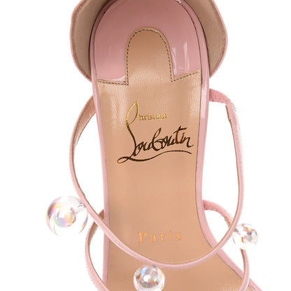 Christian Louboutin Patent Atonana 100 Sandals 36 Pompadour 7 of 8