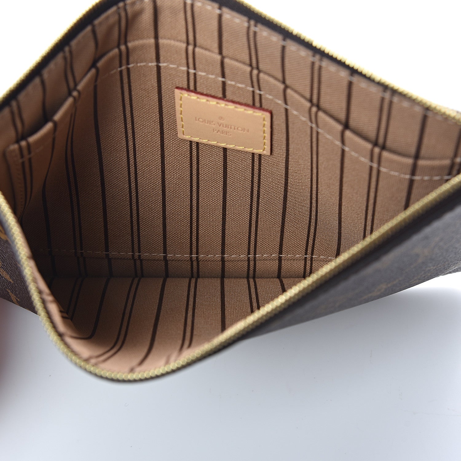 Louis Vuitton Monogram Neverfull MM GM Pochette 4 of 5