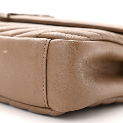 Saint Laurent Sheepskin Matelasse Chevron Monogram Medium College Bag Fard 10 of 13