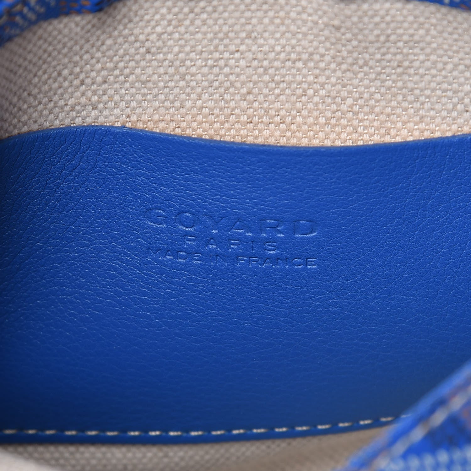 Goyard Goyardine Plumet Wallet Clutch Sky Blue 8 of 10