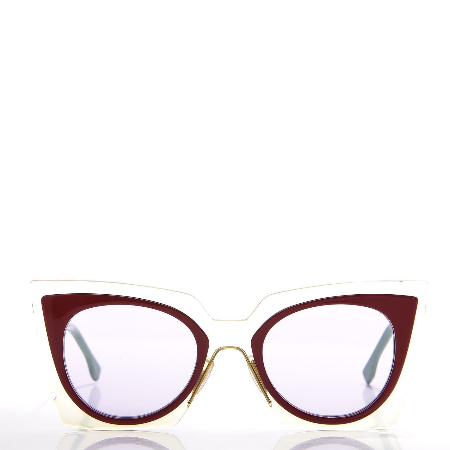 Cat Eye Orchidea Sunglasses FF 0117/S Red Green