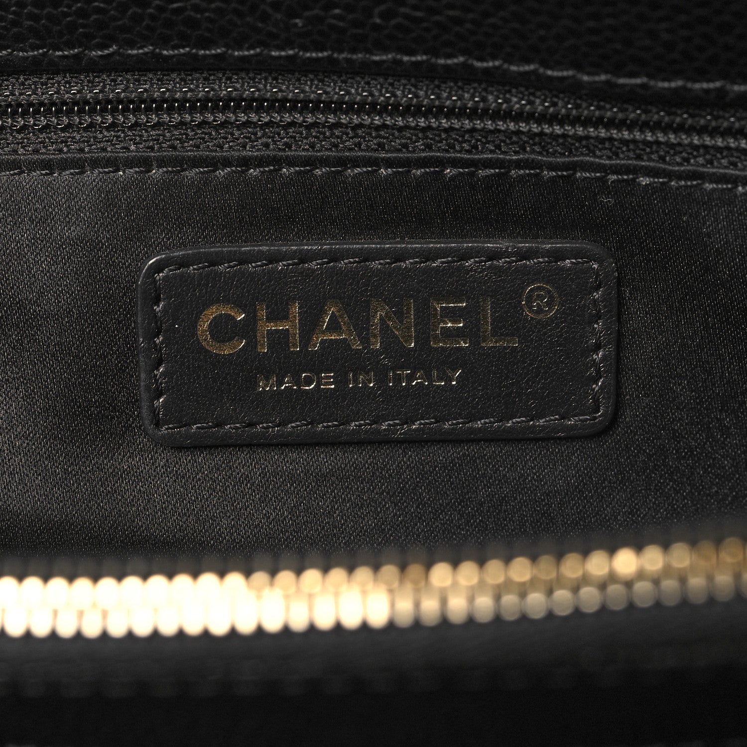 Chanel Caviar Quilted Grand Shopping Tote GST Black 7 of 12