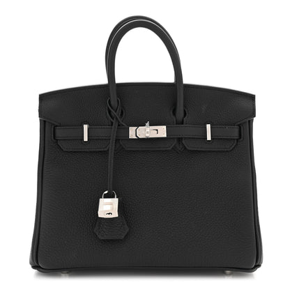 Hermes Togo Birkin 25 Black 1 of 12