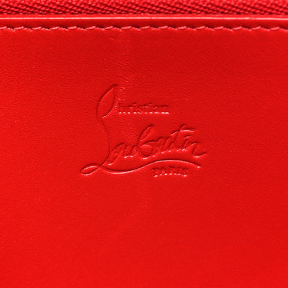 Christian Louboutin Calfskin Empire Panettone Spiked Zip Around Wallet Black 6 of 11