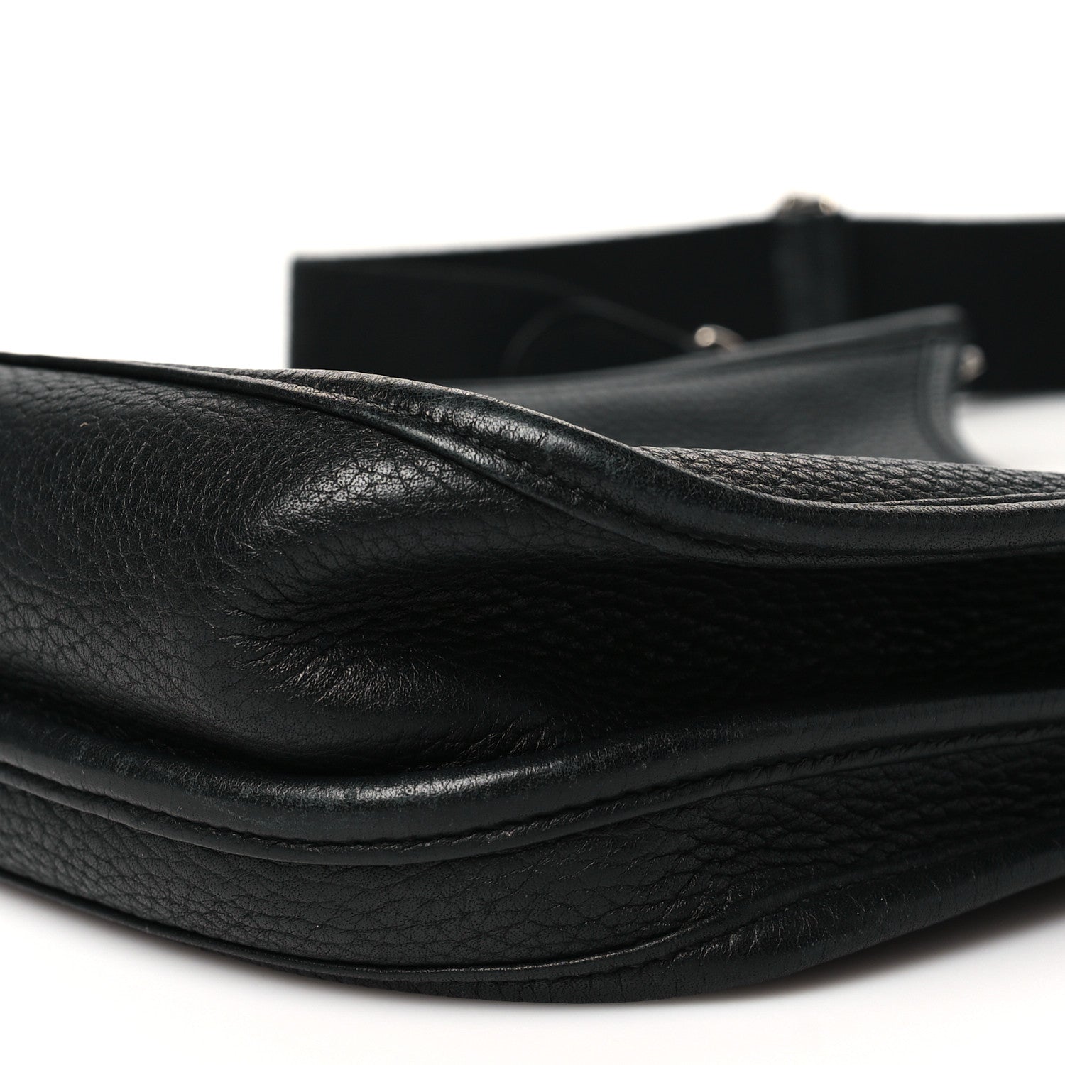 Hermes Taurillon Clemence Evelyne III PM Black 10 of 11