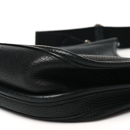 Hermes Taurillon Clemence Evelyne III PM Black 10 of 11