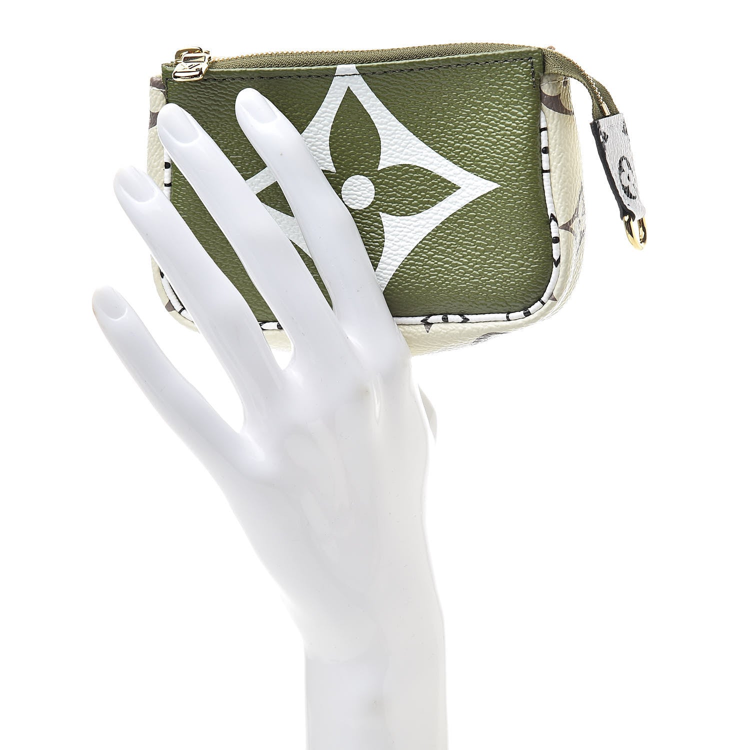Louis Vuitton Monogram Giant Micro Pochette Accessories Kaki White 2 of 8