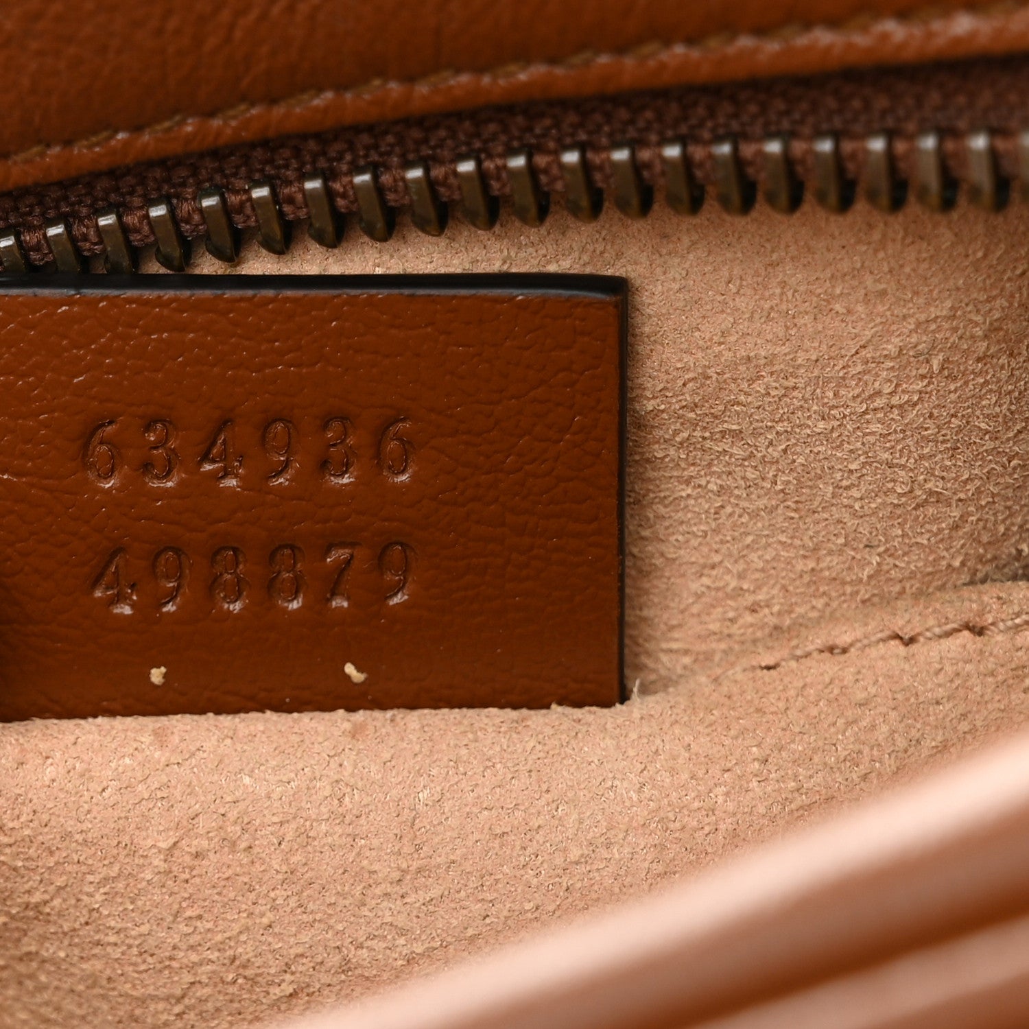 Gucci Glazed Calfskin Matelasse Diagonal Mini GG Marmont Chain Shoulder Bag Cuir 7 of 13
