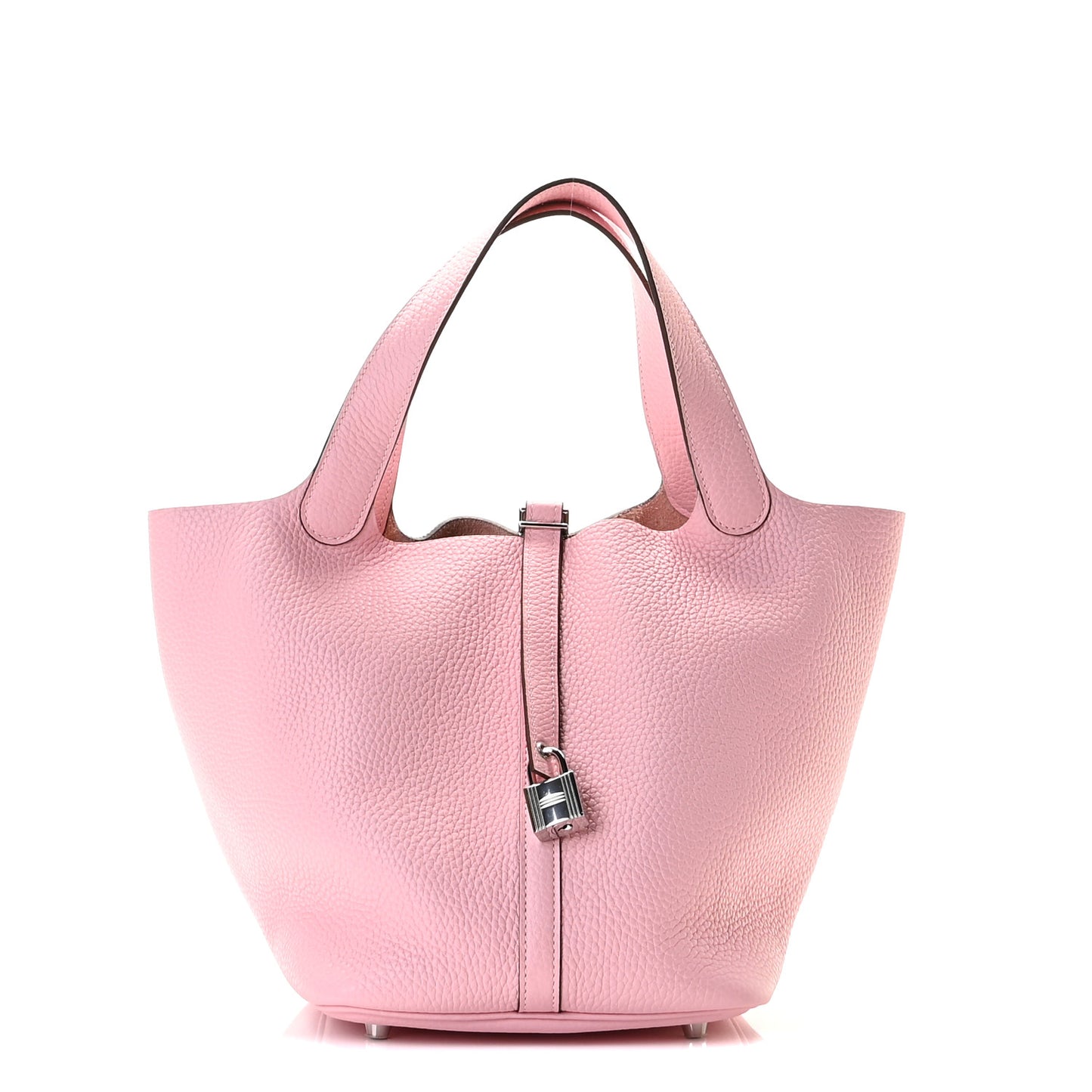 Taurillon Clemence Picotin Lock 22 MM Rose Sakura