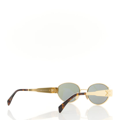 Celine Metal Triomphe 01 Sunglasses CL40235U Gold Green 4 of 8