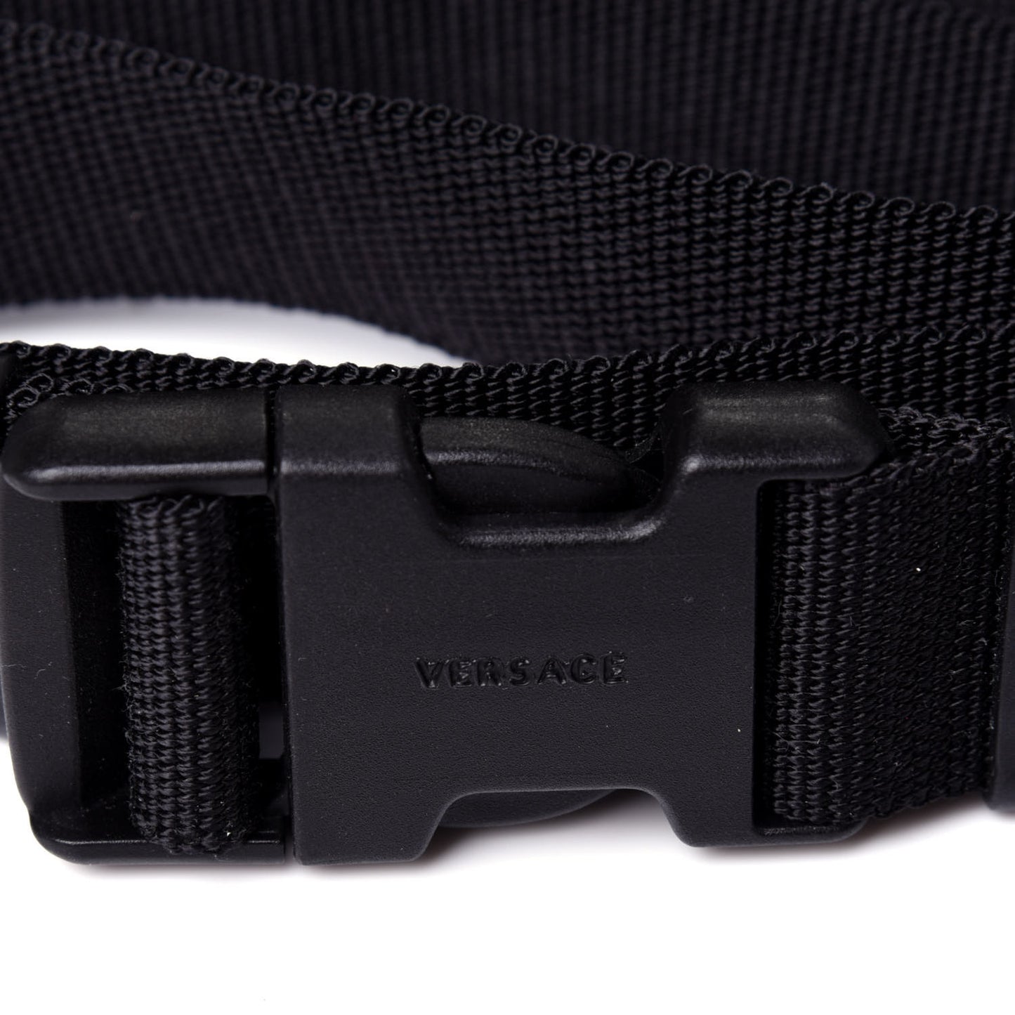 Nylon Palazzo Medusa Belt Bag Navy