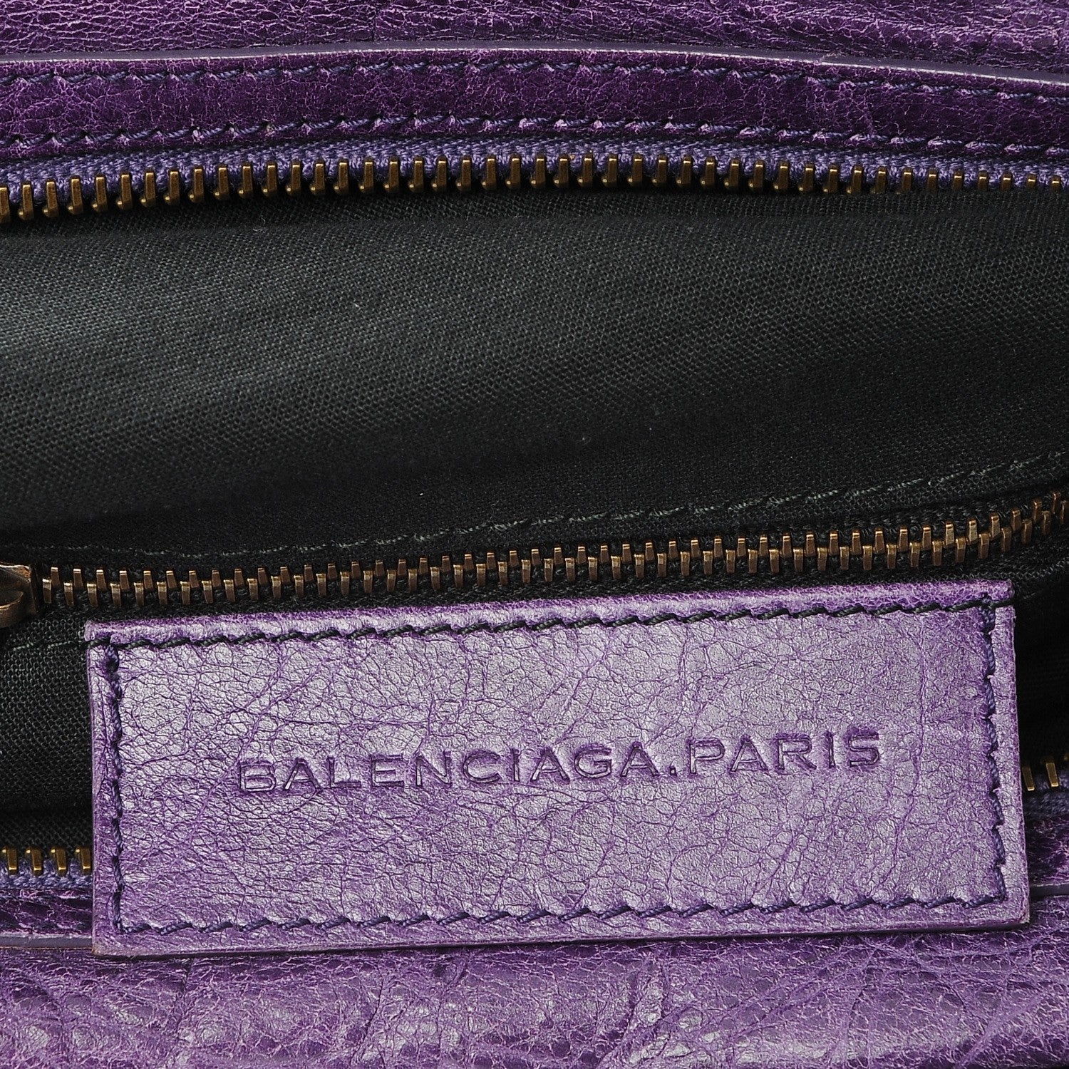 Balenciaga Agneau Classic Hardware Kraft Dark Violet 6 of 13
