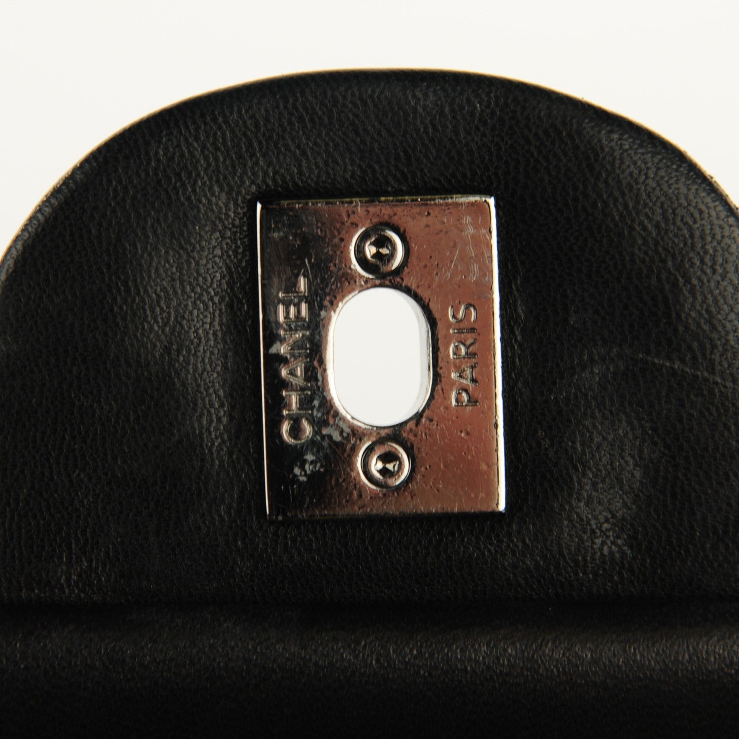 Chanel Lambskin Quilted Large 3 Flap Black 5 of 8