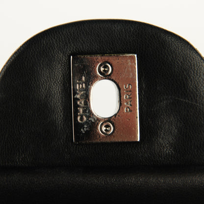 Chanel Lambskin Quilted Large 3 Flap Black 5 of 8