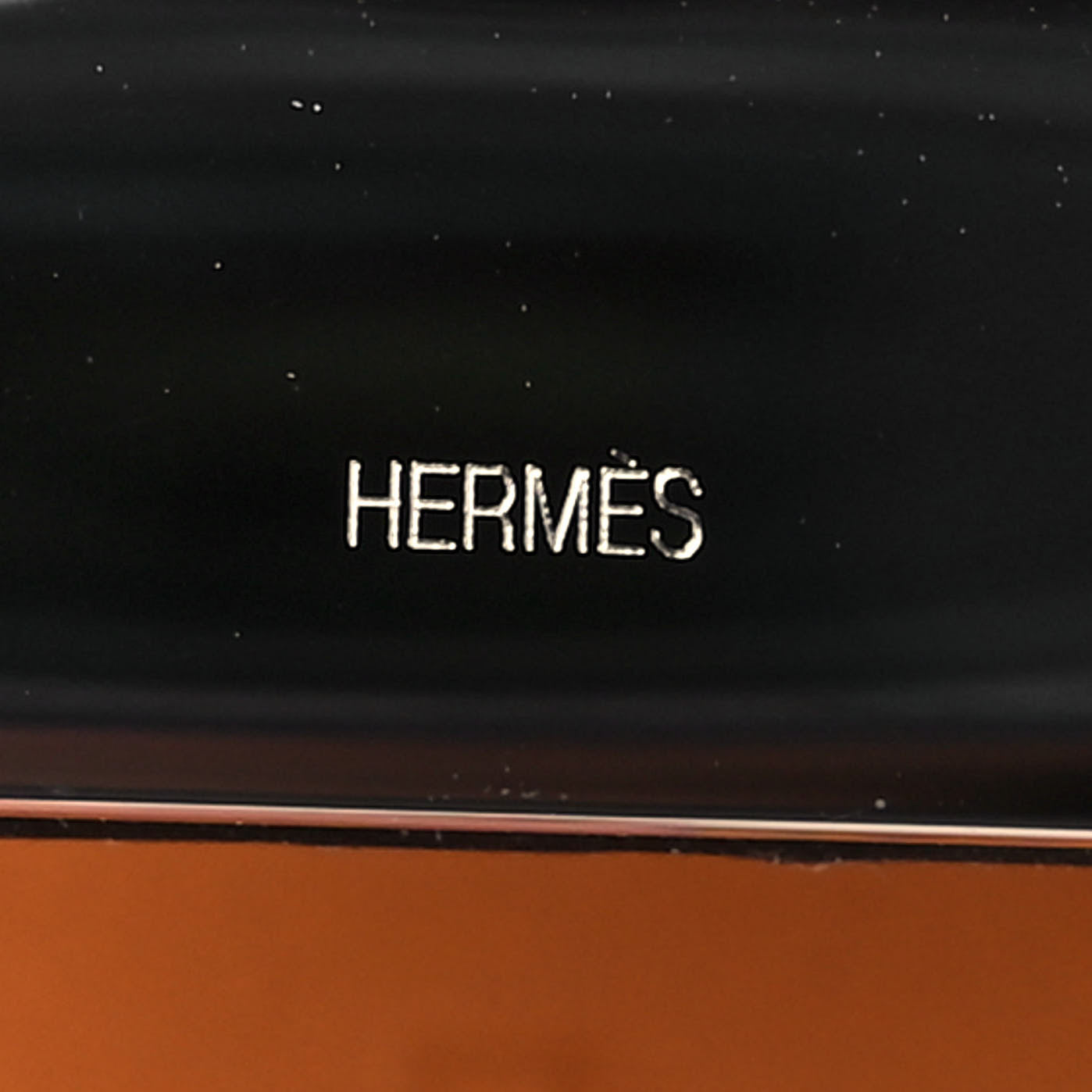 Hermes Shiny Alligator Kelly Dog Bracelet S Black 5 of 7