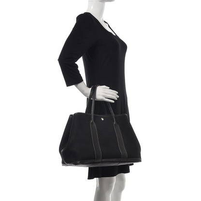 Hermes Toile Negonda Garden Party Tote 36 MM Black 2 of 11