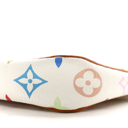 Louis Vuitton Monogram Multicolor Pochette Accessories White 9 of 11