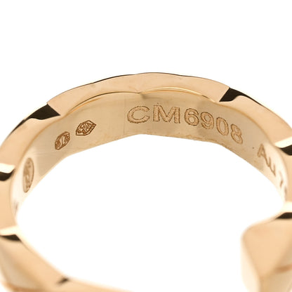 Chanel 18K Yellow Gold Coco Crush Single Ear Cuff Earring 4 of 6