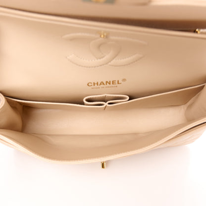 Chanel Caviar Quilted Medium Double Flap Beige 5 of 12