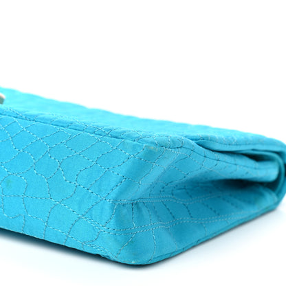 Chanel Satin Coco's Croc 2.55 Reissue 225 Flap Turquoise 9 of 11