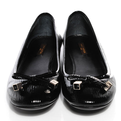 Louis Vuitton Epi Electric Debbie Ballerina Flats 38.5 Black 2 of 8