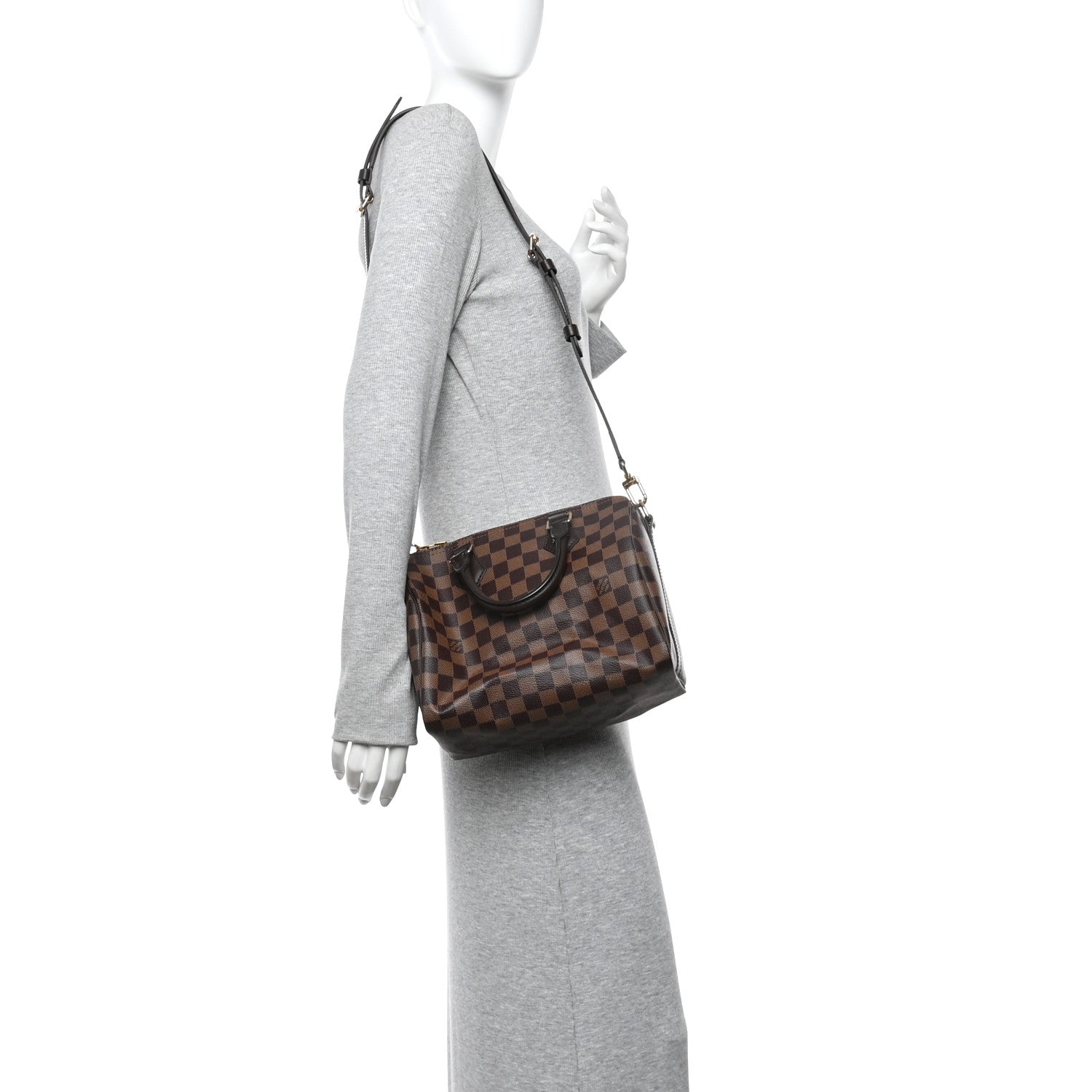 Louis Vuitton Damier Ebene Speedy Bandouliere 25 2 of 11