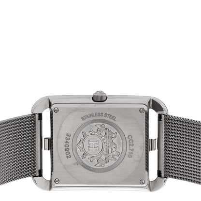 Hermes Stainless Steel 29mm Cape Cod Double Tour Quartz Watch Silver 4 of 5