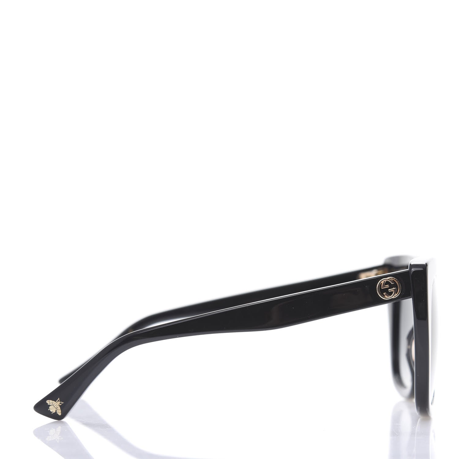 Gucci Acetate Cat Eye GG0163/S Sunglasses Black 3 of 8