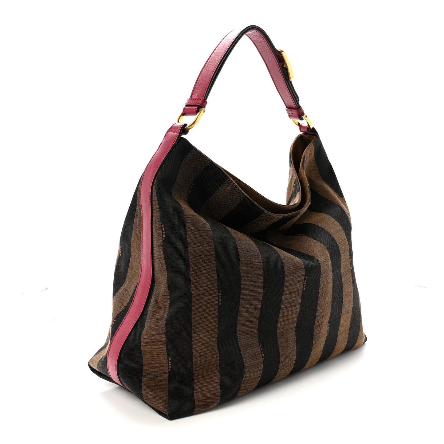Pequin Cuoio Vegetale Large Hobo Tobacco Amarena