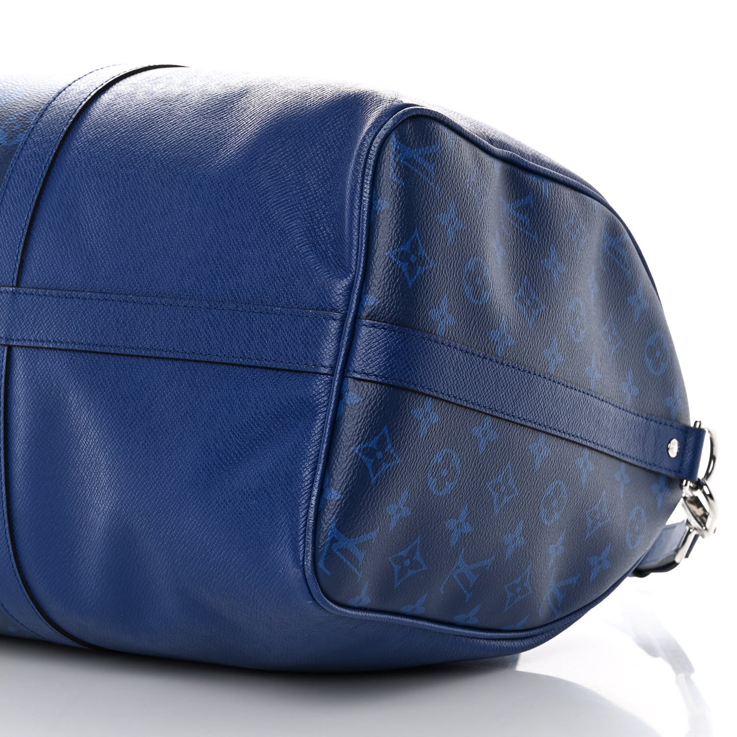 Taiga Monogram Eclipse Keepall Bandouliere 50 Pacific Blue