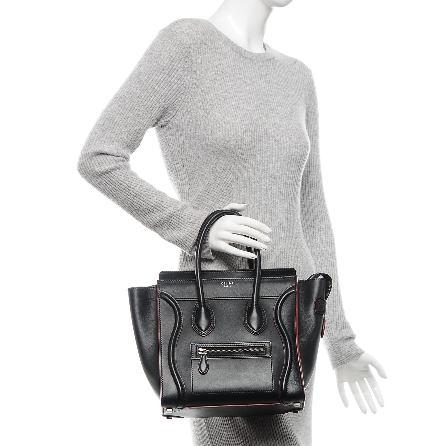 Smooth Calfskin Micro Luggage Black