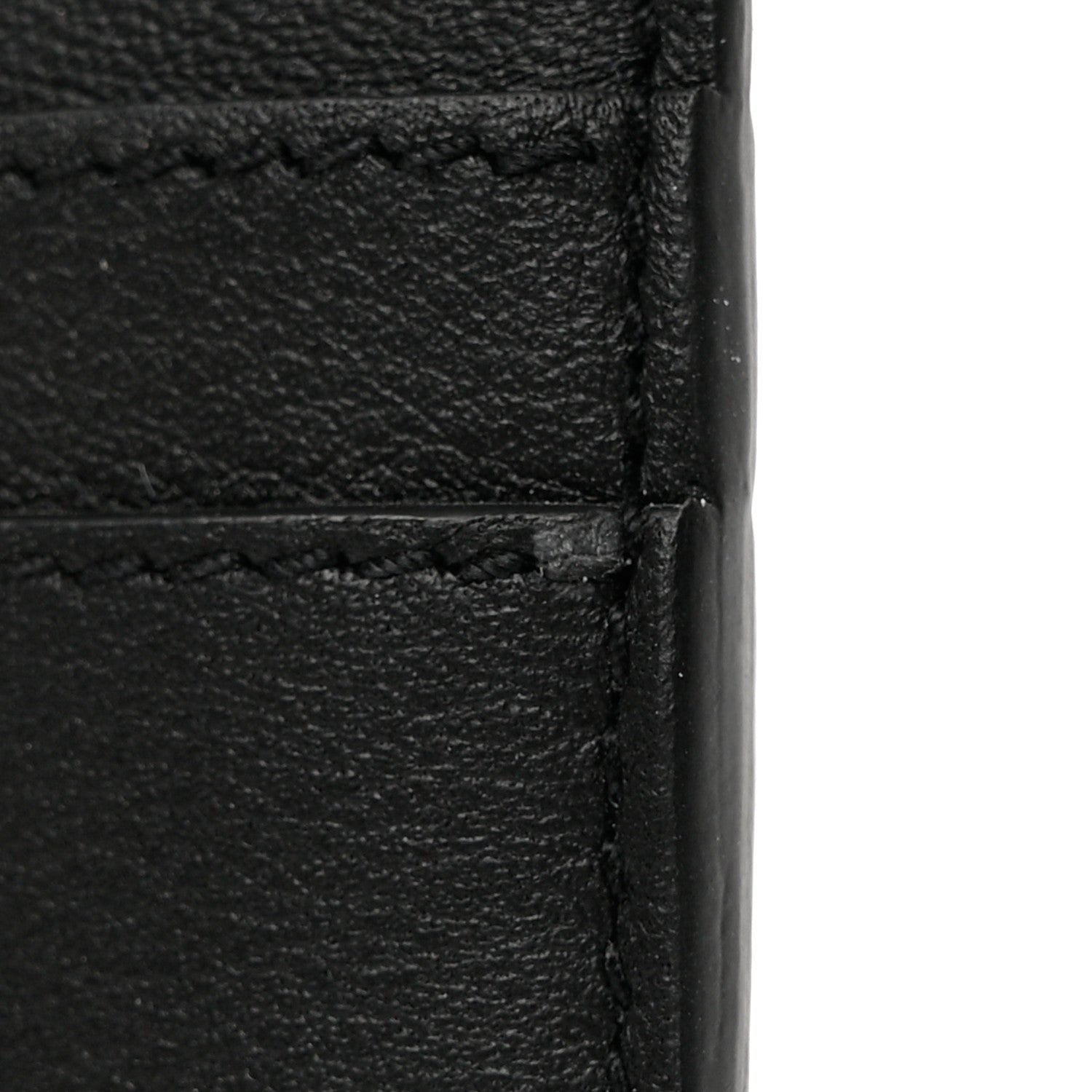 Saint Laurent Calfskin Monogram Credit Card Case Black 8 of 8
