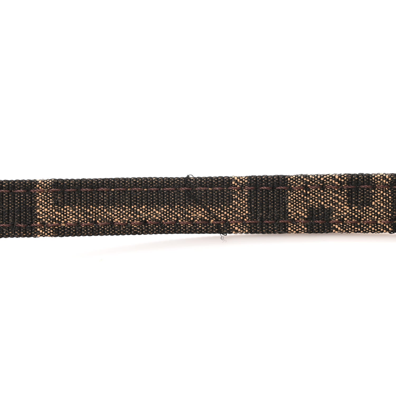 Fendi Fabric Jacquard FF 1974 Mini Baguette Tobacco Moro Black 12 of 12