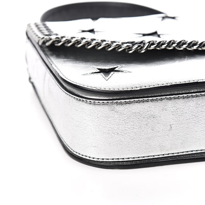 Stella McCartney Metallic Alter Nappa Medium Star Falabella Box Shoulder Bag Silver 10 of 16