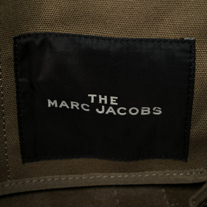 Marc Jacobs Cotton Canvas Medium The Traveler Tote Bag Slate Green 5 of 14