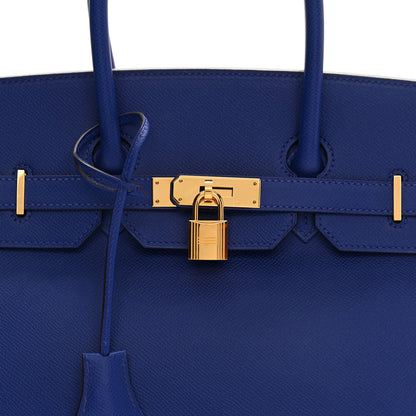 Hermes Epsom Birkin 35 Bleu Electrique 7 of 14