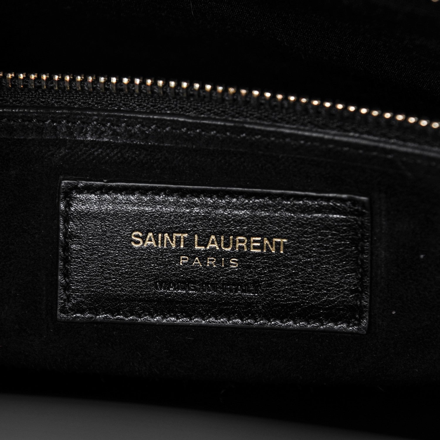 Saint Laurent Calfskin Large Sac De Jour Carryall Black 6 of 6