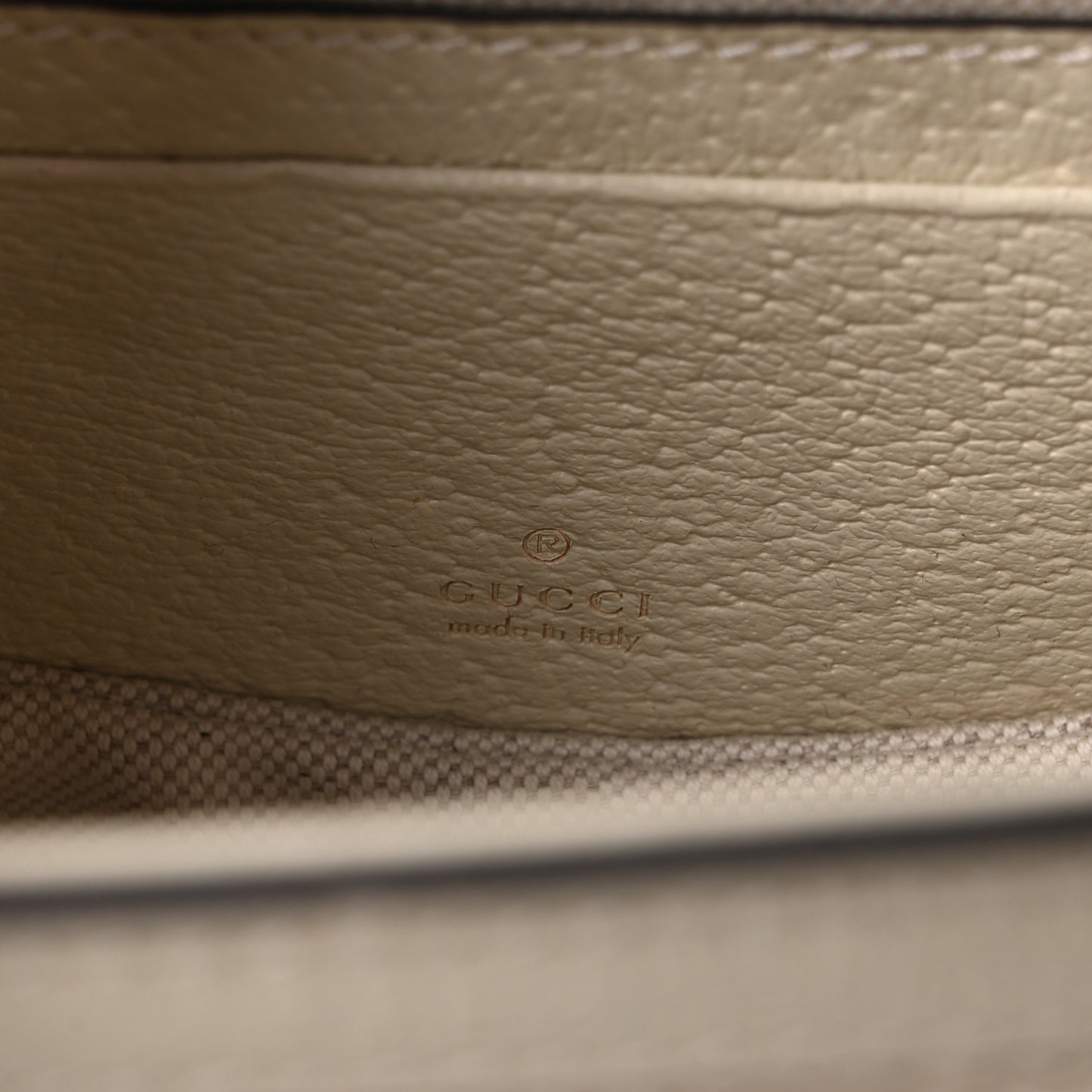 Monogram Jumbo GG Textured Dollar Calfskin Web Small Bamboo 1947 Top Handle Bag Off White