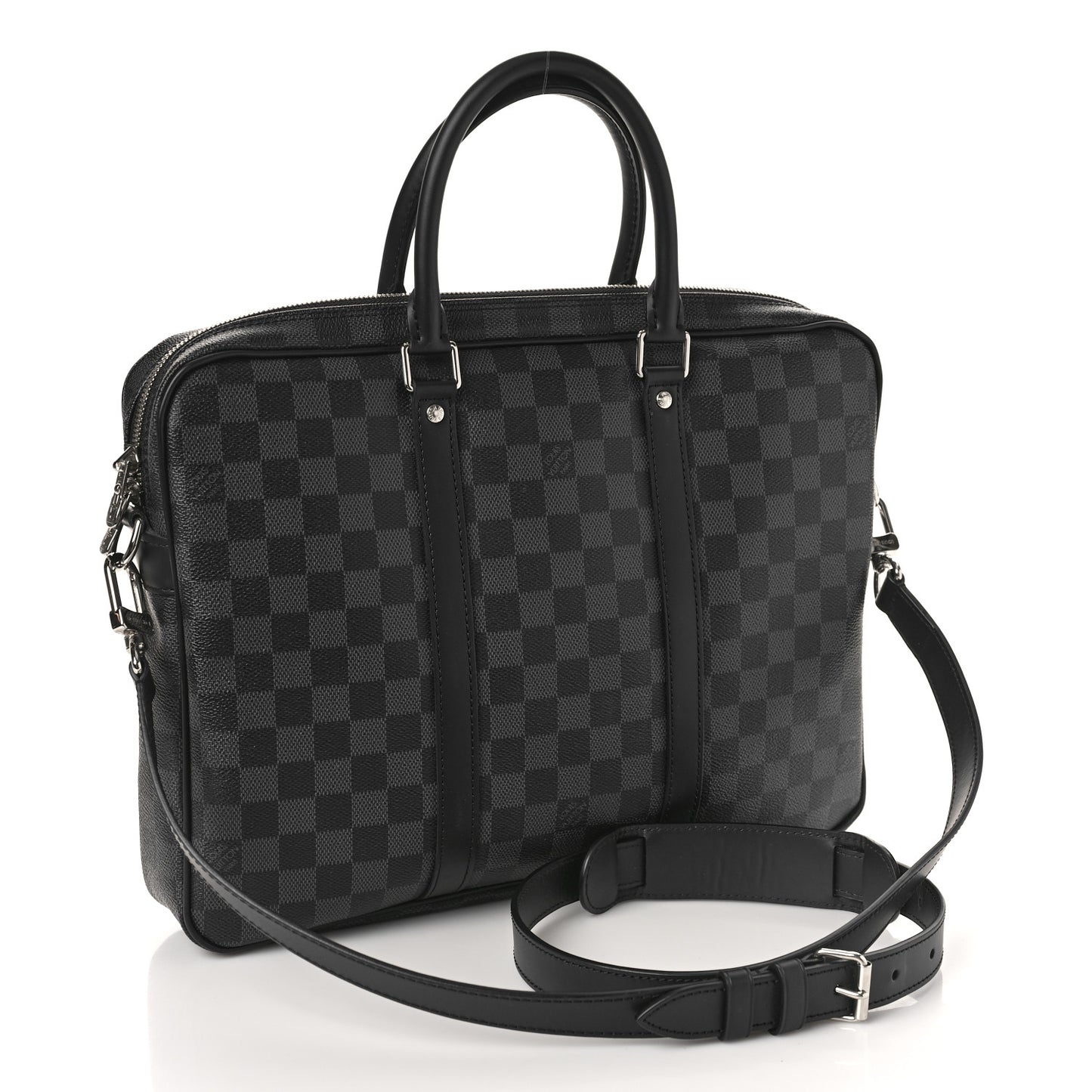 Damier Graphite Porte Documents Voyage PM